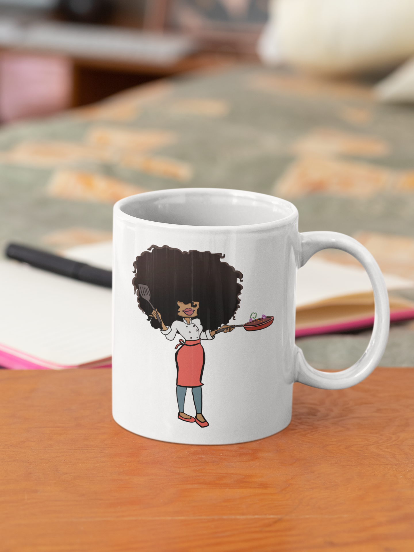 Big hair doll Chef-Coffee/Tea Mug