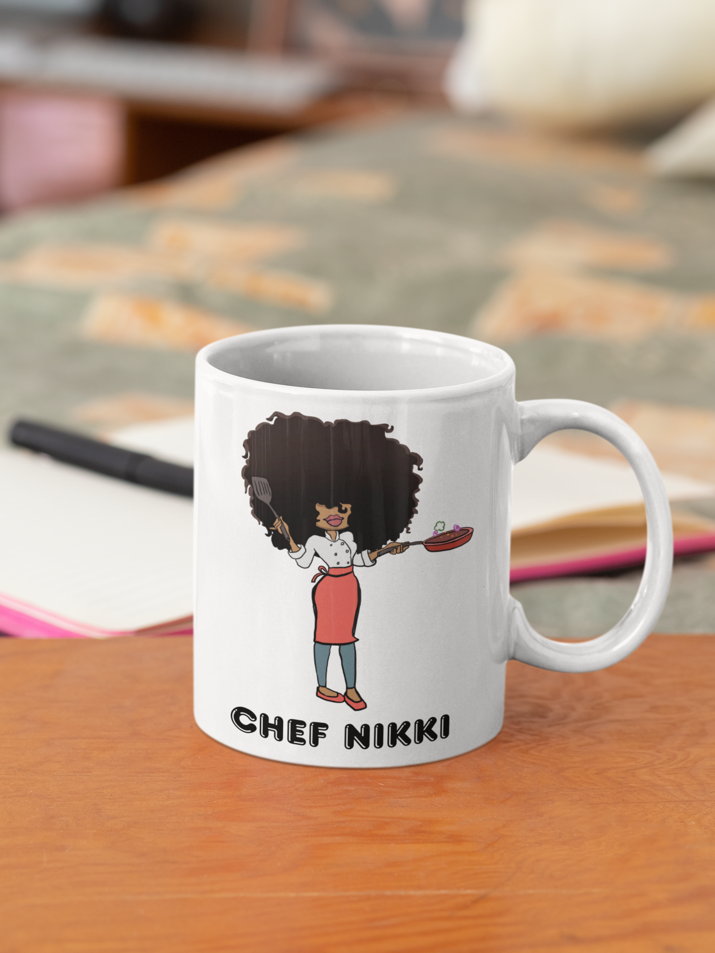 Big hair doll Chef-Coffee/Tea Mug